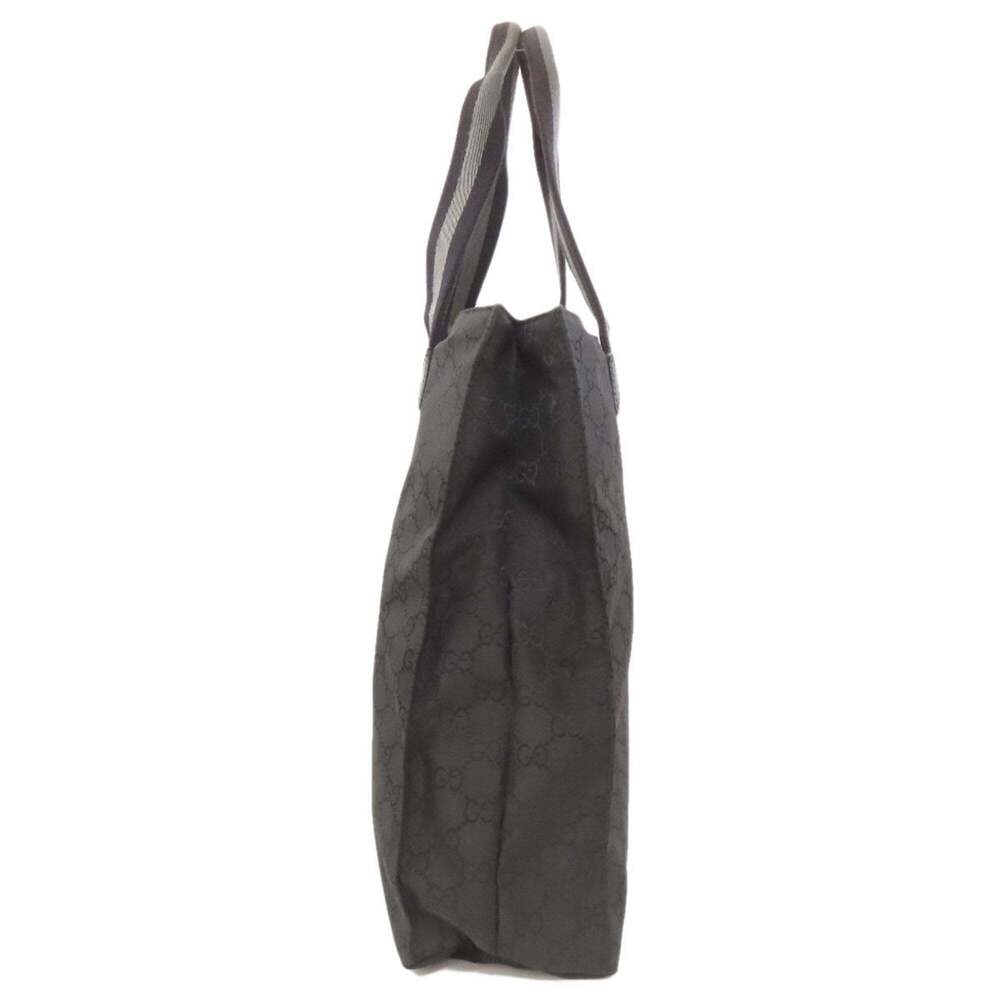 GUCCI Authentic Black Canvas Tote Bag - Picture 3 of 16